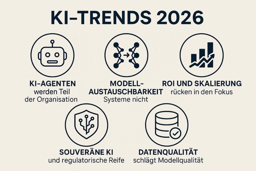 KI-Trends 2026 für Unternehmen.